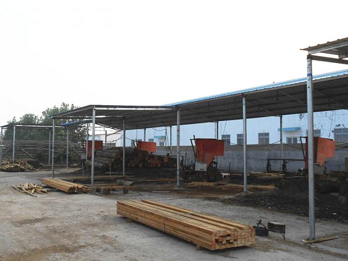 木材加工厂设备展示区